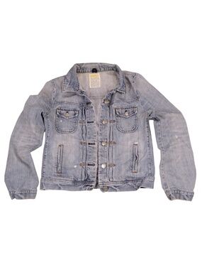 J. Crew Light Wash Denim Jacket Small Cropped Jean Jacket